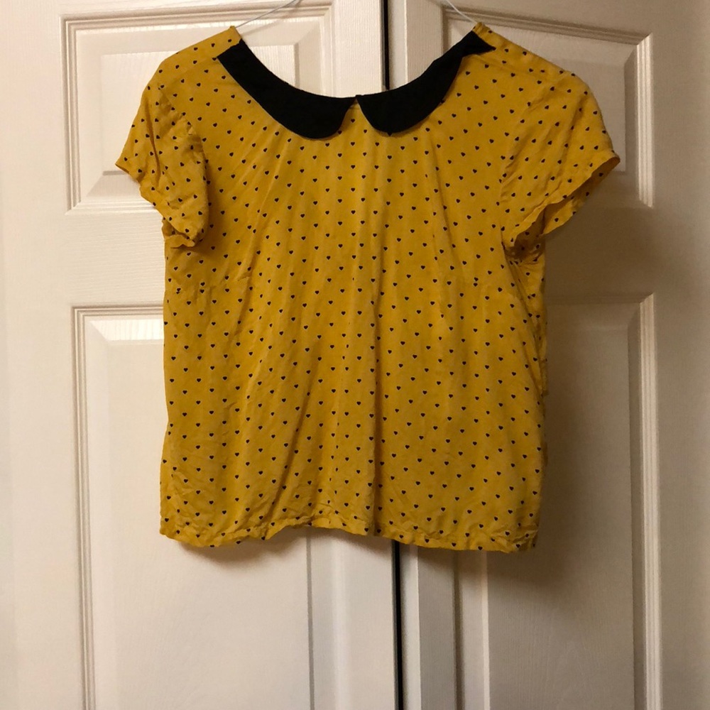Short sleeve semi dressy shirt